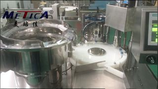 Máquina tampadora e de enchimento de tubos de ensaio de laboratório automotivo