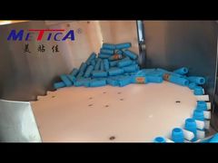 Máquina de rotulagem e tampa de enchimento de grânulos de chocolate doce