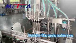 Solução de máquina de enchimento e nivelamento de fundação monobloco
