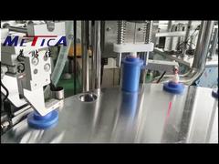 Automação de máquina tampadora e enchimento de tubo de gel manual