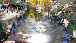 Máquina automática de enchimento e tampagem de batom