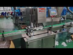 Etiqueta de tampa de costura pode automação de máquina