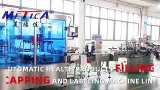 Máquina automática de rotulagem e enchimento de xarope para líquidos de alta viscosidade