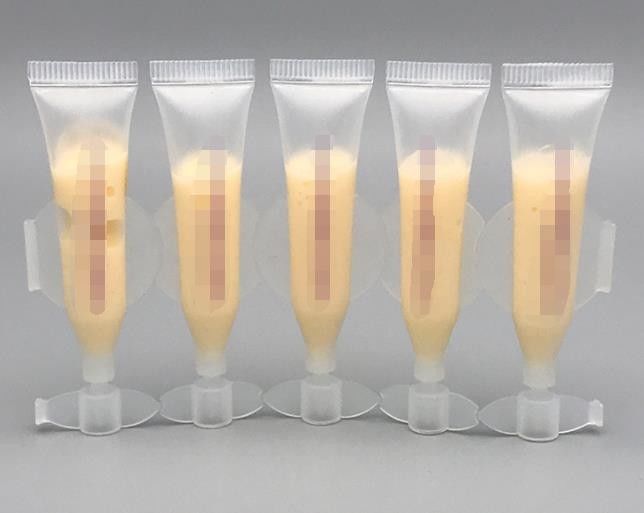 Enchimento macio ultrassônico semi automático do tubo e máquina de selagem para a fileira do tubo macio