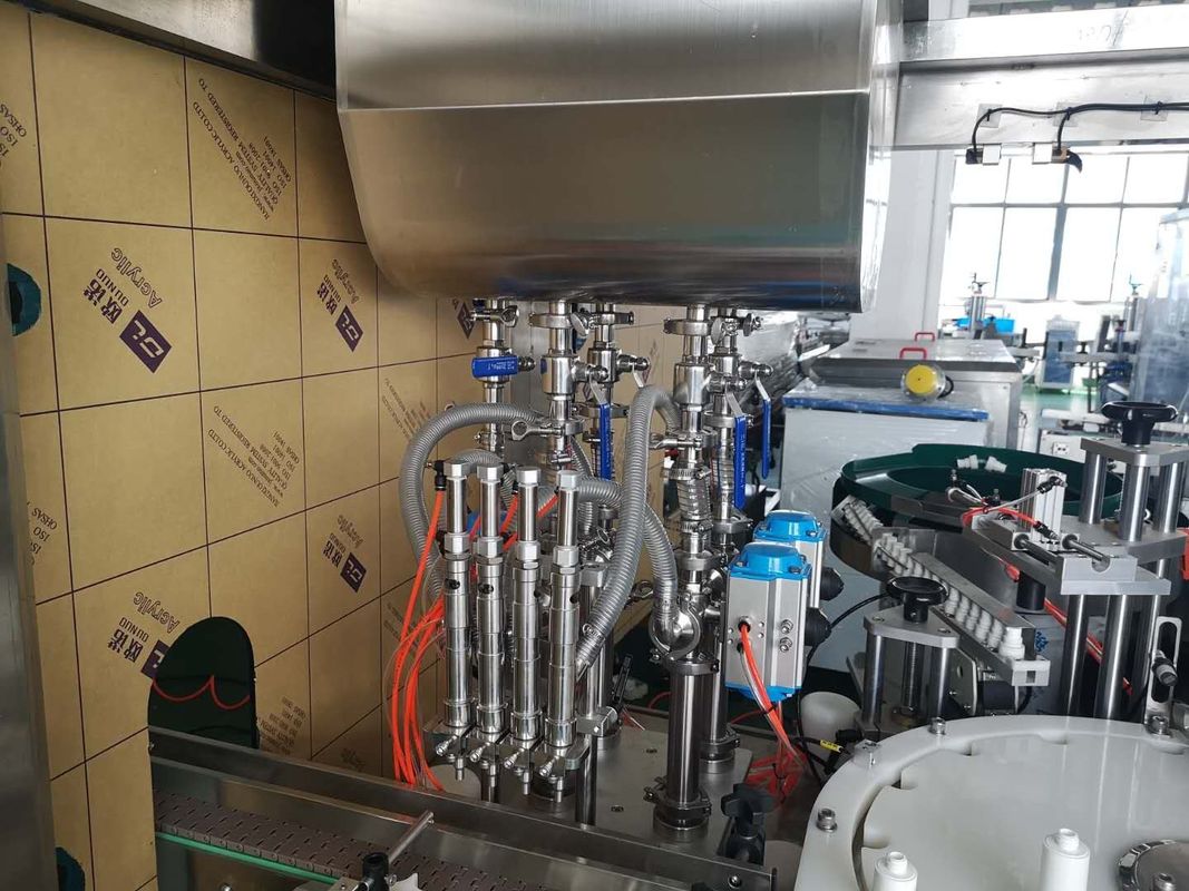 2000BPH 50-500 ml Máquina de Enchimento de Monobloco de Controle PLC para Botas Roll-on