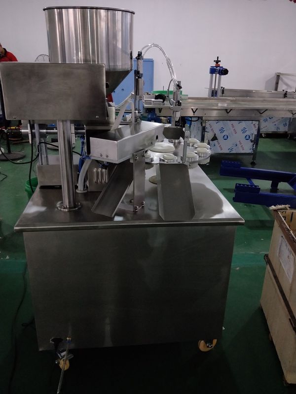 Máquina semiautomática de enchimento e vedação de tubos moles para indústrias química e alimentar