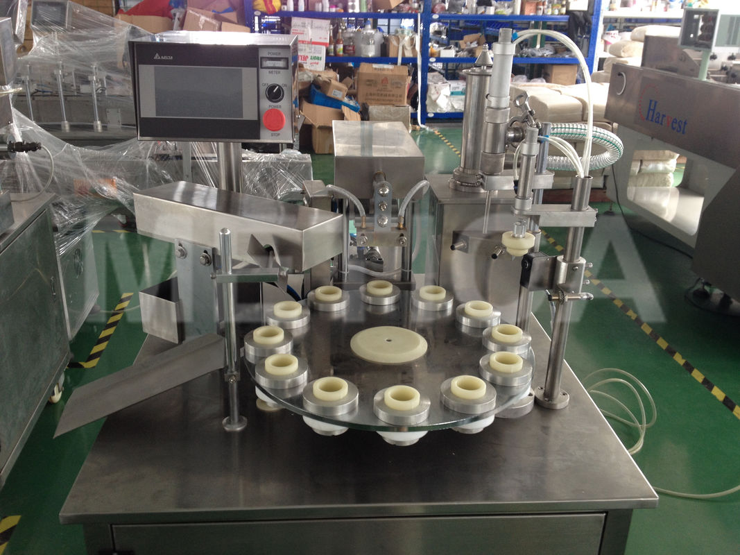 Máquina semiautomática de enchimento e vedação de tubos moles para indústrias química e alimentar