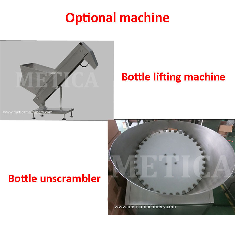 Máquina de enchimento de monobloco de precisão 10ml-100ml com tecnologia de pistão a servo motor