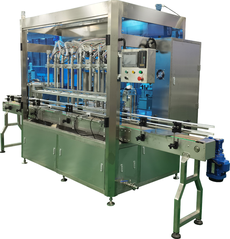 4-10 Cabeça de enchimento Máquina automática de enchimento de garrafas 304/316 de aço inoxidável