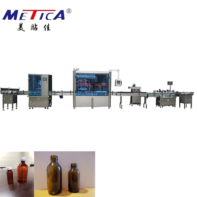 100ml-500ml transformam a linha de produção de engarrafamento máquina de engarrafamento automática