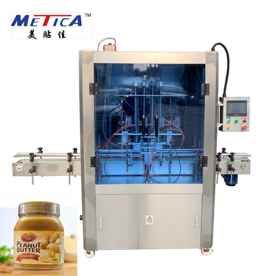 Máquina de engarrafamento automática para a manteiga de amendoim 1000bph - 1500bph