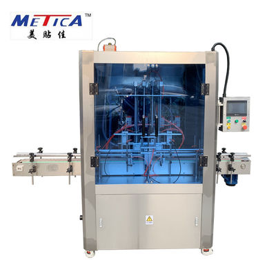 Máquina de enchimento automática do líquido e da pasta com enchimento líquido do sistema do servo motor