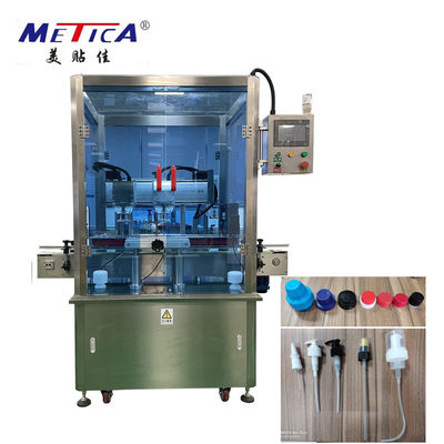 Capsulador automático tampando Machine 3000bph-6000bph da garrafa da máquina do frasco linear de METICA