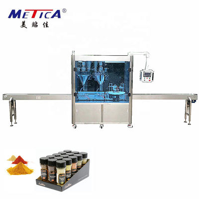 Salpique a velocidade da máquina 15BPM-60BPM de Chili Powder Filling And Capping
