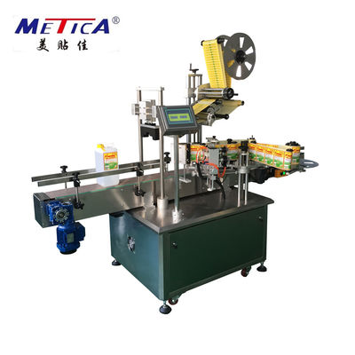 Máquina de etiquetas da garrafa 1200BPH-3000BPH com precisão de rotulagem de 1mm