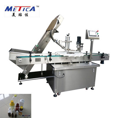 Auto máquina tampando giratória tampando 1500BPH-3000BPH da máquina da garrafa de vidro do ANIMAL DE ESTIMAÇÃO