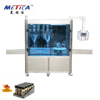 enchimento de 220V 3kw Monoblock e máquina tampando para o pó da pimenta