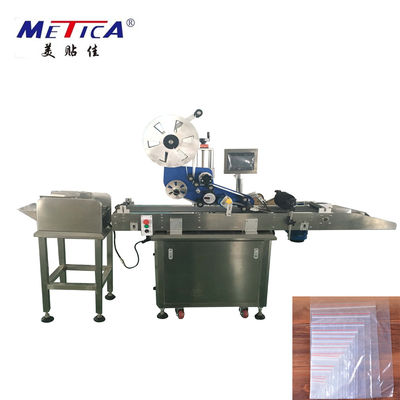 máquina de etiquetas automática da etiqueta da máquina de embalagem do fechamento do fecho de correr de 50hz 2kw