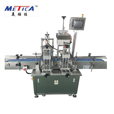 máquina tampando linear da máquina semi automática tampar de garrafa 0.6MPa para o tampão de Ropp