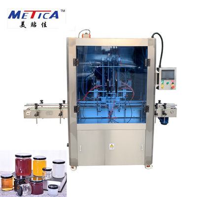 Auto máquina de empacotamento da manteiga de amendoim da máquina de engarrafamento 500BPH-1200BPH 300ml