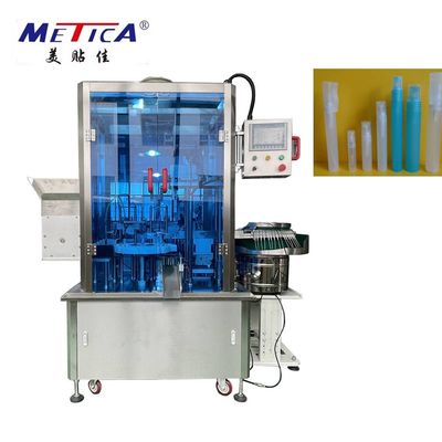 220V 50Hz 2kW Máquina automática de enchimento e tampa de pulverizador de caneta com 1500-2000BPH e volume de enchimento de 5-50ml