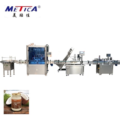 Máquina de enchimento 2kw conduzido pneumático do óleo de coco 1000BPH