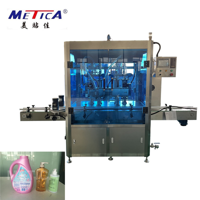 Garrafa do champô do Sanitizer da mão que segue o servo da máquina de enchimento movido a motor