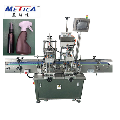 Máquina automática do tampão de parafuso da alimentação da mão da máquina tampar de garrafa da bomba