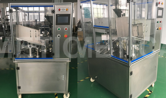 Enchimento ultrassônico automático do tubo e máquina de selagem para o Sanitizer da mão do dentífrico
